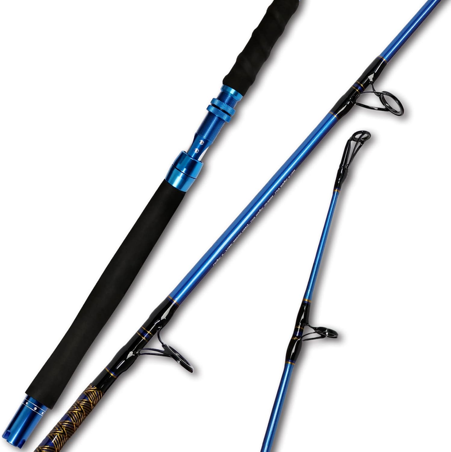 Fiblink Saltwater Graphite Jig / Spinning Rod / Jig Pole 6' Med 50-80#