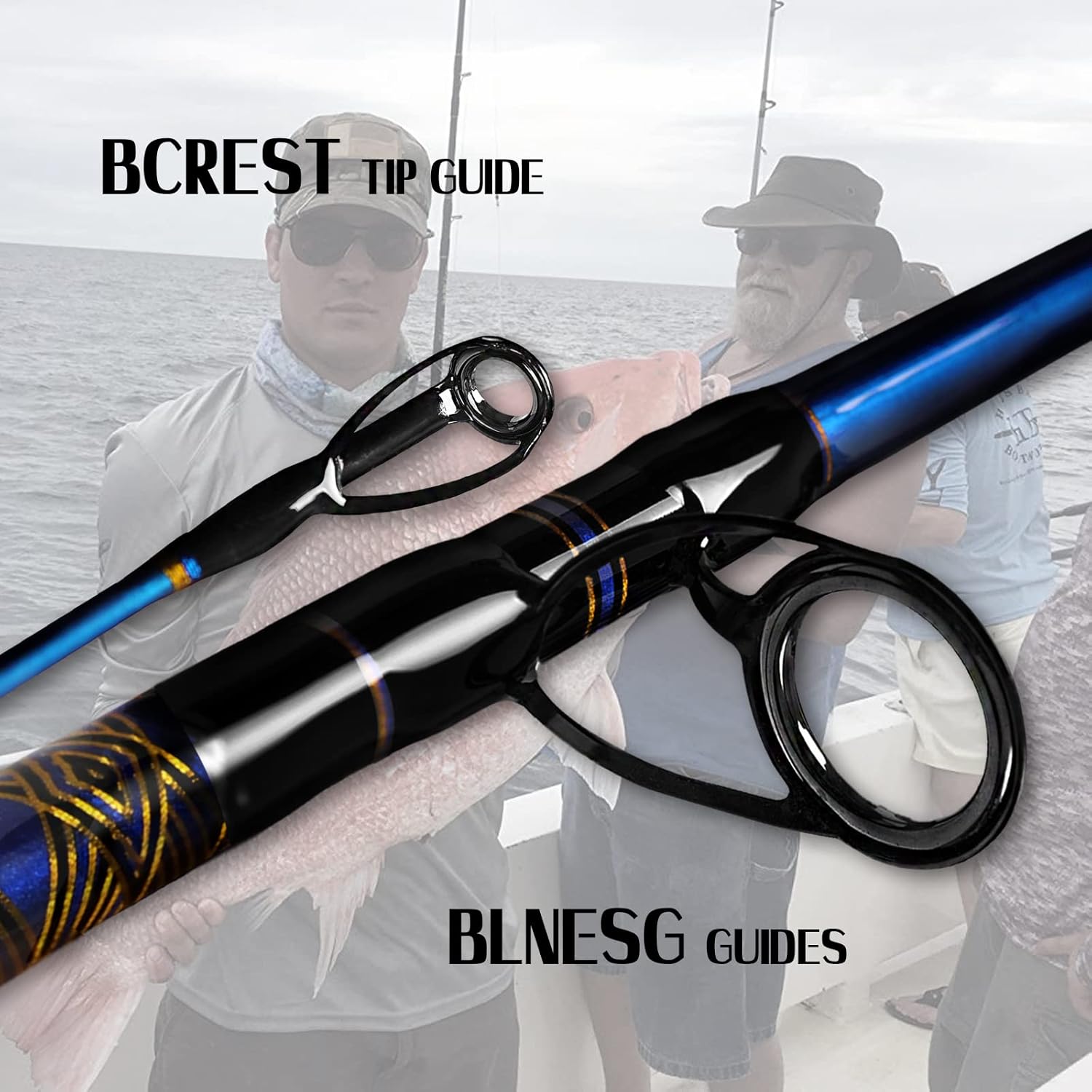 Fiblink Saltwater Graphite Jig Spinning Rod