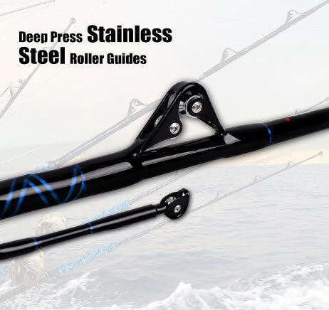 Fiblink 1 Piece Offshore Trolling Rods