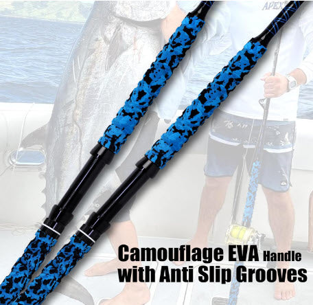 Fiblink 1 Piece Offshore Trolling Rods