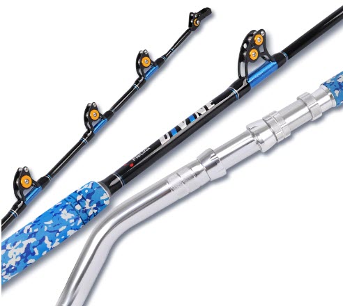 Fiblink 1 Piece Offshore Trolling Rods