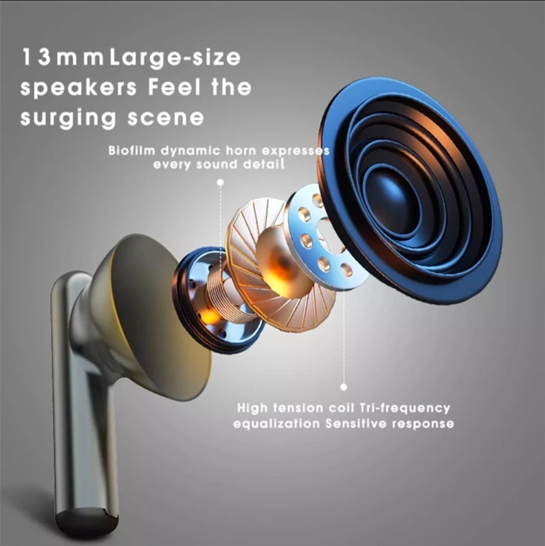 LAYDAY Hybrid Active Noise Cancelling Earbuds with AI translation